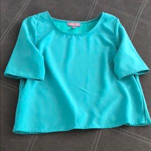 Green blouse